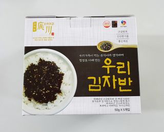 광천우리맛김 우리집밥도둑 맛있는광천김 우리김자반 50g 5봉 — 5점을 준 리뷰어가 2021년 10월 올린 사용 사진