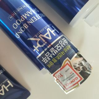 헤어플러스 단백질탈모샴푸 500ml+단백질본드앰플 145ml — 5점을 준 리뷰어가 2021년 3월 올린 사용 사진