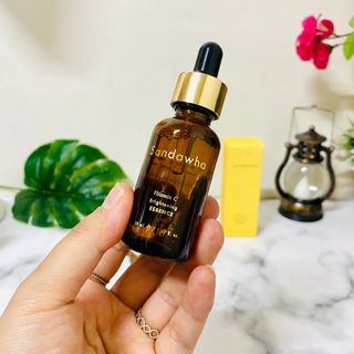 스킨큐어 산다화 비타민c 화이트닝 에센스 30ml — 5점을 준 리뷰어가 2021년 8월 올린 사용 사진