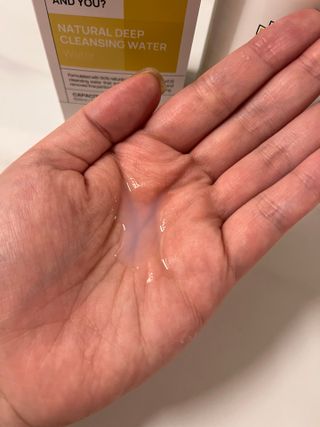 랑벨 내츄럴 딥 클렌징 워터 500ml — 5점을 준 리뷰어가 2022년 6월 올린 사용 사진