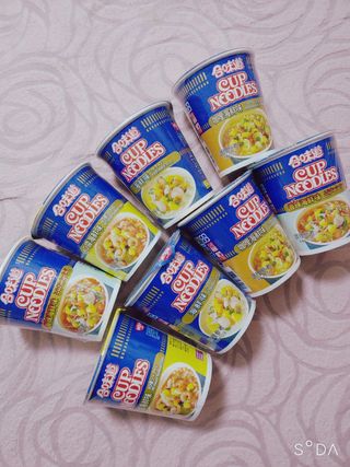 NISSIN 닛신 컵누들  4종 - 씨푸드오리지날, 씨푸드 스파이시, 씨푸드 커리, 씨푸드 XO소스 — 5점을 준 리뷰어가 2021년 12월 올린 사용 사진