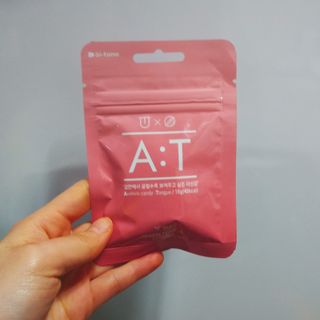 입 냄새 완화에 도움을 주는 에티켓 캔디 복숭아맛 앳캔디 — 3점을 준 리뷰어가 2020년 12월 올린 사용 사진