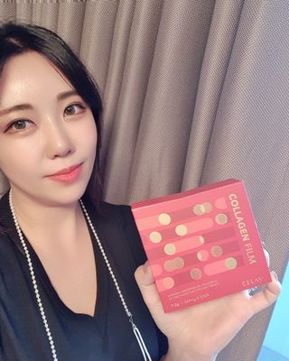 프리마인 귀족의 콜라겐, 92배 흡수율. 럭셔리 프리미엄 셀라브 콜라겐필름 30매 — 5점을 준 리뷰어가 2021년 10월 올린 사용 사진