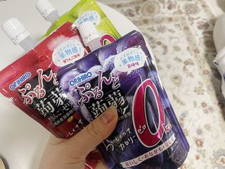 ORIHIRO 오리히로 곤약젤리 제로칼로리 130g 4종 4팩(맛별로 1팩씩) — 5점을 준 리뷰어가 2023년 2월 올린 사용 사진
