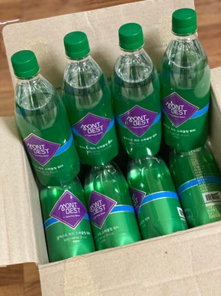 몽베스트 Montbest with Sparkling water Plain 20병 — 5점을 준 리뷰어가 2021년 10월 올린 사용 사진