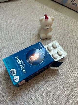 [경남제약헬스케어]케어플러스 관절엔 MSM 1000mg 60정/1개월분/관절/뼈/연골 영양/비타민D+아연/1일2정 — 5점을 준 리뷰어가 2024년 1월 올린 사용 사진
