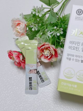 연세생활건강 키즈텐 멀티비타민 1BOX (30포) — 5점을 준 리뷰어가 2022년 5월 올린 사용 사진