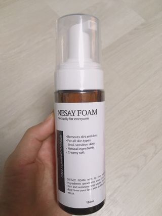 NESAY 네세이 크림 폼클렌져 포맨 150mL 남자폼클렌져 — 4점을 준 리뷰어가 2021년 5월 올린 사용 사진
