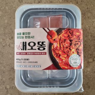 화끈한녀석들 새오똥400g 새우,오징어,똥집 볶음요리 소스,밀떡, 참기름 포함 — 3.5점을 준 리뷰어가 2022년 12월 올린 사용 사진