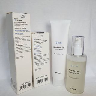 화이트리 비움 약산성 클렌징젤 ,마일드 필링젤 세트 — 5점을 준 리뷰어가 2021년 1월 올린 사용 사진