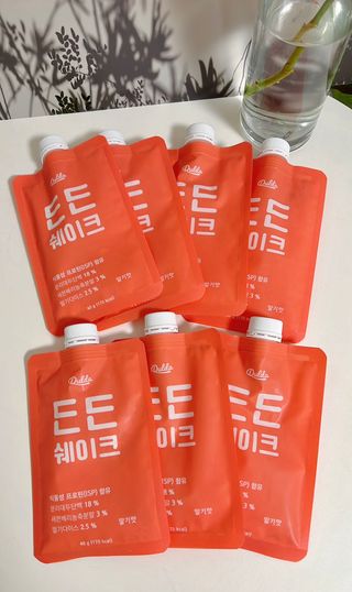 [덜다] 든든 식물성 단백질 쉐이크 40g X 7입 (곡물/딸기) — 5점을 준 리뷰어가 2023년 10월 올린 사용 사진
