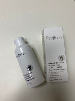 프리타임1 프리타임 파파야 엔자임 워시, 파우더 페이스 폼 클렌저 — 5점을 준 리뷰어가 2023년 4월 올린 사용 사진