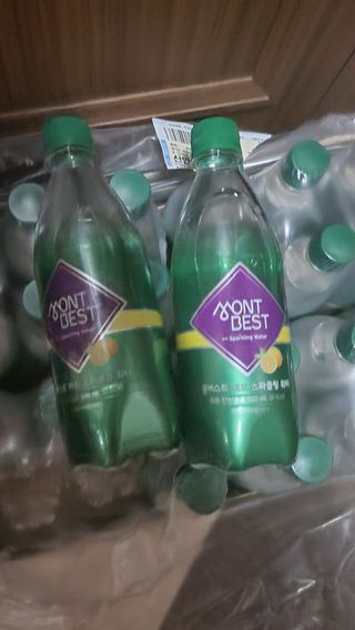 몽베스트 Montbest with Sparkling water Lemon OR Lime 20병(랜덤) — 5점을 준 리뷰어가 2022년 7월 올린 사용 사진