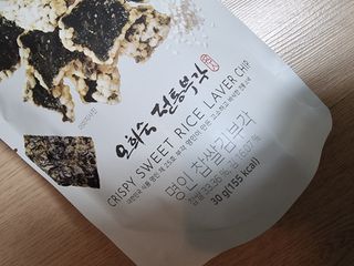 오희숙 전통부각 명인 찹쌀김부각, 찹쌀다시마부각, 황태껍질튀각 총 6봉 — 4.5점을 준 리뷰어가 2021년 6월 올린 사용 사진