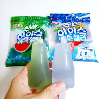 롯데제과 죠스바 아이스 톡톡 젤리 — 4점을 준 리뷰어가 2021년 10월 올린 사용 사진