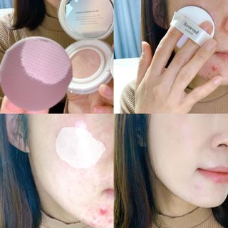 세렌디뷰티 퍼펙트 에어리 래디언스 쿠션 — 5점을 준 리뷰어가 2022년 1월 올린 사용 사진