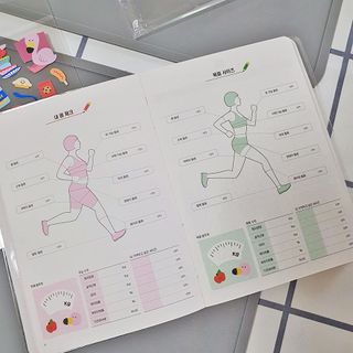 리훈 하밍이와 함께하는 숨은라인찾기 다이어트 플래너 — 5점을 준 리뷰어가 2021년 4월 올린 사용 사진