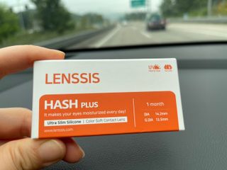 렌시스 LENSSIS [ 렌시스 ] 홍채 최적의 맑은 브라운 ＃해쉬브라운 1개월용 ｜ 2직경 중 택1 ｜ — 5점을 준 리뷰어가 2021년 6월 올린 사용 사진