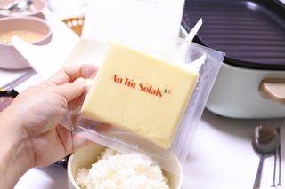 앙투어솔레 아일랜드 구워먹는 치즈 100 자연 치즈 와인안주 300g(100g x 3팩) — 5점을 준 리뷰어가 2022년 10월 올린 사용 사진