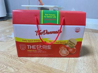 제이제이바이오 더단마토 프리미엄주스 100ml 30팩입 - 무설탕 스테비아 토마토즙 — 4점을 준 리뷰어가 2021년 11월 올린 사용 사진