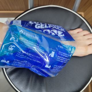 건강누리인터내셔날 [썸머특별구성] 잘라쓰는 3단 커팅 냉온 젤팩(1+1) — 4점을 준 리뷰어가 2022년 7월 올린 사용 사진