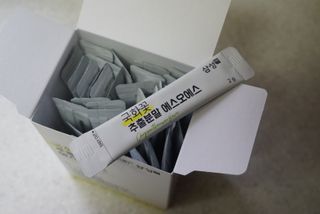 체인미 국화꽃 추출분말 에스오에스 곡류효소 과일채소 17종 혼합 분말 스틱 — 5점을 준 리뷰어가 2021년 11월 올린 사용 사진