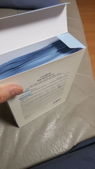 큐템 레이저 마스크 — 5점을 준 리뷰어가 2021년 1월 올린 사용 사진