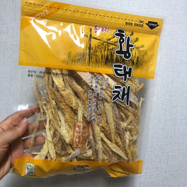 [오늘바스켓] 용대리 황태채150g 리뷰 사진