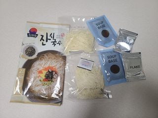[한면원] 잔치국수 2인분 — 4점을 준 리뷰어가 2023년 3월 올린 사용 사진