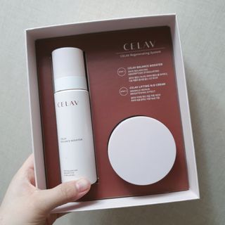 프리마인 바르기만 하면 철벽 스킨케어+24시간 마스크팩 효과. 셀라브 리제너레이팅 시스템 부스터+크림 세트 — 5점을 준 리뷰어가 2023년 4월 올린 사용 사진