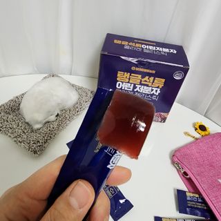 참앤들황토농원 맛있게 탱글탱글! 탱글석류 어린저분자 콜라겐 젤리스틱 1박스 ♥총 50포♥ — 5점을 준 리뷰어가 2023년 2월 올린 사용 사진