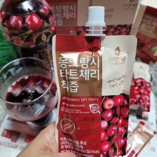 자연에온 몽모랑시 타트체리 3종 세트 구성 - 저분자콜라겐젤리, NFC 착즙주스 — 5점을 준 리뷰어가 2021년 7월 올린 사용 사진