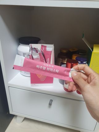 필리브 비주얼 브이스틱 — 5점을 준 리뷰어가 2021년 6월 올린 사용 사진