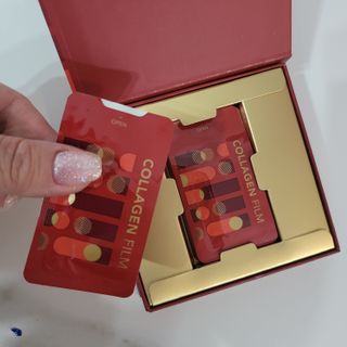 프리마인 귀족의 콜라겐, 92배 흡수율. 럭셔리 프리미엄 셀라브 콜라겐필름 30매 — 4점을 준 리뷰어가 2021년 11월 올린 사용 사진