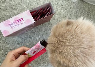 헬스업_쁘띠쁘띠석류콜라겐젤리_20g x 14포 — 5점을 준 리뷰어가 2021년 3월 올린 사용 사진