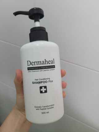 더마힐 헤어 컨디셔닝 샴푸 500ml 3종 중 택1 — 5점을 준 리뷰어가 2021년 4월 올린 사용 사진