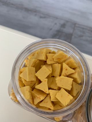 페페로니 진짜 프리바이오틱스 치즈+치즈고구마 180g+180g — 5점을 준 리뷰어가 2021년 7월 올린 사용 사진