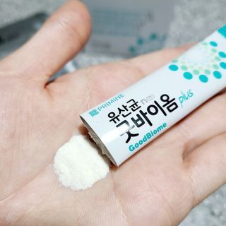 프리마인 유산균 국가지정연구소 선정, 살아있는 생유산균 200억 마리의 힘. 유산균n굿바이옴플러스 — 5점을 준 리뷰어가 2021년 10월 올린 사용 사진
