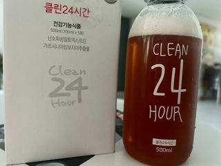 클린24시간 1BOX(5포) + 전용보틀(500ml) — 4.5점을 준 리뷰어가 2023년 8월 올린 사용 사진