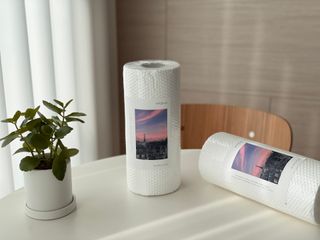 부직포나라 중금속유해물질ZERO 뜯어쓰는 주방 일회용수세미 60매 2매 — 5점을 준 리뷰어가 2022년 10월 올린 사용 사진