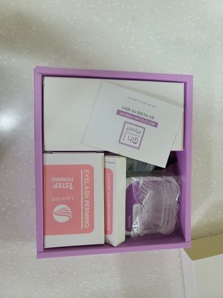 피비에스코리아 [오마이셀프] 셀프 속눈썹펌 키트 뷰러펌 파마 세트 — 3점을 준 리뷰어가 2021년 11월 올린 사용 사진