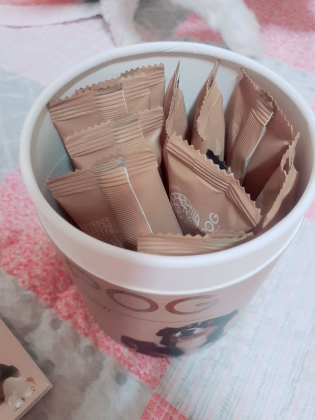 [푸디웜] 라포그 코어덴탈츄 옐로우 10ea 리뷰 사진