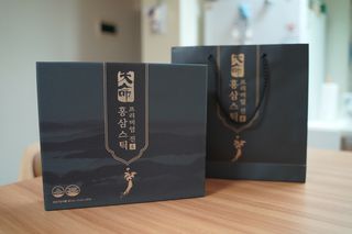 헬스업_천명진프리미엄홍삼스틱_10ml x 30포 — 5점을 준 리뷰어가 2021년 2월 올린 사용 사진