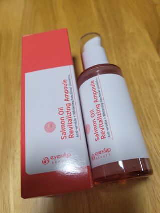 아이앤립 / EYENLIP 아이앤립 연어오일 리바이탈라이징 앰플 — 4점을 준 리뷰어가 2021년 3월 올린 사용 사진