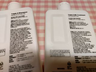 트리플에스 탈모 샴푸 275ml + 실크 트리트먼트 275ml — 4점을 준 리뷰어가 2021년 2월 올린 사용 사진