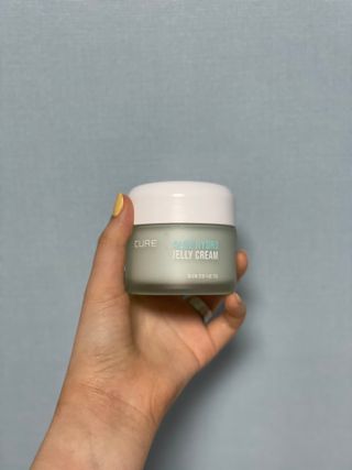 김정문알로에 큐어 큐어 알로에 리프레쉬 젤리 세럼, 큐어 알로에 하이드로 젤리 크림 — 5점을 준 리뷰어가 2021년 3월 올린 사용 사진