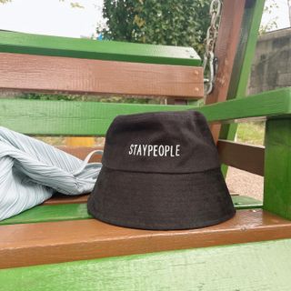 [스테이피플] STAYPEOPLE BUCKET HAT (BLACK) — 5점을 준 리뷰어가 2022년 9월 올린 사용 사진