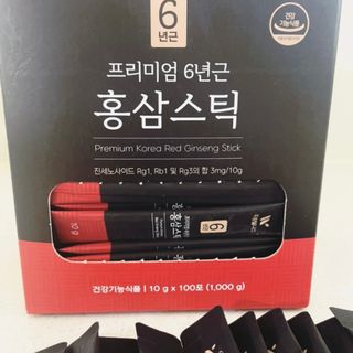 [푸름웰니스] 프리미엄 6년근 홍삼스틱 3mg x 100포 — 5점을 준 리뷰어가 2022년 4월 올린 사용 사진