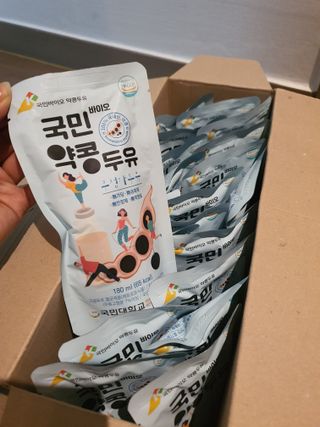 국민바이오 약콩두유 — 3점을 준 리뷰어가 2022년 5월 올린 사용 사진