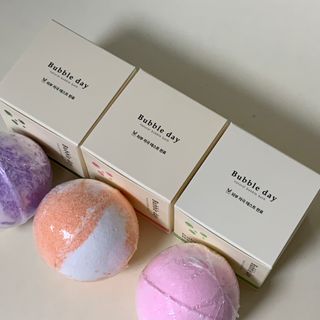 버블데이 배쓰밤 거품입욕제 버블바 6종 — 5점을 준 리뷰어가 2021년 8월 올린 사용 사진